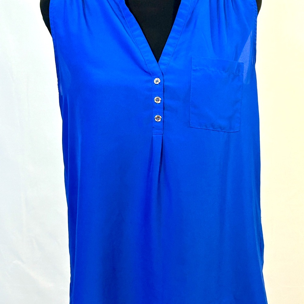 H&M Cobalt Blue Sleeveless Top, Size 10